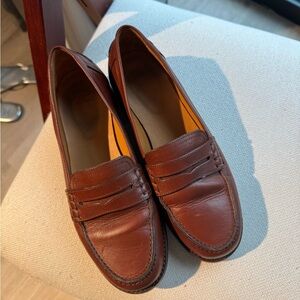 Sezane Andre Brown Leather Loafers
